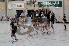 Handball Landesliga Damen HG Ingolstadt-Walkenhofen Melanie Pschmann beim Wurf Foto: Juergen Meyer