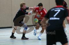 Handball Herren BOL - MTV Ingolstadt - TSV Indersdorf - mitte Alexander Geier kämpft sich zum Tor durch