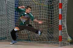 Handball Herren BOL - MTV Ingolstadt - TSV Indersdorf - Danis Weilland kann den Ball nicht halten