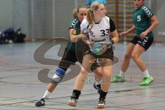 Handball Damen - HG Ingolstadt - SV Laim - rechts Lisa Günther verteidigt en Ball