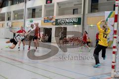 Handball Damen HG Ingolstadt - VFL Günzburg - Melanie Pöschmann #10 beim Strafwurf - Foto: Jürgen Meyer