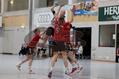 Handball Damen HG Ingolstadt - VFL Günzburg - Stephanie Jung #8 weiß beim Sprung - Foto: Jürgen Meyer