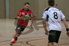 Handball - MTV Ingolstadt - SC Freising - links Angriff von Andrej Horvat
