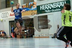 Handball Damen - Landesliga Bayern - HG Ingolstadt - TSG 1885 Augsburg - Mel Pöschmann im Alleingang auf das Tor