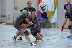 Handball Damen Landesliga Bayern - HG Ingolstadt - ESV Neuaubing - mitte Lisa Günther 33 im Kampf um den Ball