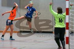Handball Damen - Landesliga Bayern - HG Ingolstadt - TSG 1885 Augsburg - Kathi Fischer wirft ein Tor