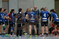 Handball Damen Landesliga Bayern - HG Ingolstadt - ESV Neuaubing - Trainer Siggi Nefzger gibt Ratschläge