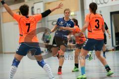 Handball Damen - Landesliga Bayern - HG Ingolstadt - TSG 1885 Augsburg - Mel Pöschmann läuft durch die Abwehr