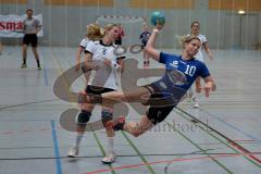 Handball Damen - HG Ingolstadt/Frauen - TSV Schleißheim - Melanie Pöschmann #10 HG Ingolstadt  - Martina Seidenschwarz #8 Schleißheim - Foto: Jürgen Meyer