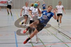 Handball Damen - HG Ingolstadt/Frauen - TSV Schleißheim - Melanie Pöschmann #10 HG Ingolstadt  - Martina Seidenschwarz #8 Schleißheim - Foto: Jürgen Meyer