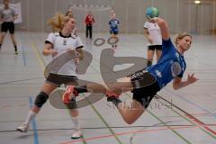 Handball Damen - HG Ingolstadt/Frauen - TSV Schleißheim - Melanie Pöschmann #10 HG Ingolstadt  - Martina Seidenschwarz #8 Schleißheim - Foto: Jürgen Meyer