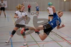 Handball Damen - HG Ingolstadt/Frauen - TSV Schleißheim - Melanie Pöschmann #10 HG Ingolstadt  - Martina Seidenschwarz #8 Schleißheim - Foto: Jürgen Meyer