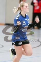 Handball Damen - Landesliga Nord - HG Ingolstadt - HC Sulzbach Rosenberg - Lisa Günther #33 blau Ingolstadt freut sich über ihr Tor - jubel - Foto: Jürgen Meyer