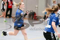 Handball Damen - Landesliga Nord - HG Ingolstadt - HC Sulzbach Rosenberg - Lisa Günther #33 blau Ingolstadt freut sich über ihr Tor - jubel - Foto: Jürgen Meyer