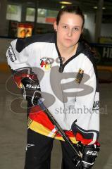 Inlinehockey WM Frauen - Isabell Ledl im Trikot der Deutschen Nationalmannschaft der IHD - Foto: Jürgen Meyer