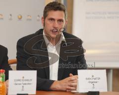 Inline Hockey-WM in Ingolstadt - Pressekonferenz - Sven Zywitza