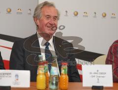 Inline Hockey-WM in Ingolstadt - Pressekonferenz - Dr. Hans Dobida