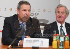 Inline Hockey-WM in Ingolstadt - Pressekonferenz - Hannes Ederer