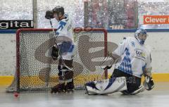 Inline Hockey - Lumberjacks Ingolstadt - Lohhof - der Torhüter nach einem Tor