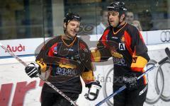 Inline Hockey-WM in Ingolstadt - Deutschland - Slowakei - Thomas Greilinger und Patrick Reimer