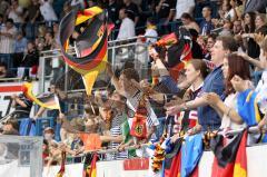 Inline Hockey-WM in Ingolstadt - Deutschland - Finnland 7:1 - Deutsche Fans