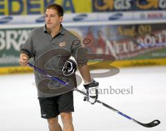 Inline Hockey-WM in Ingolstadt - Training Nationalmannschaft Deutschland - Trainer Deutschland Georg Holzmann