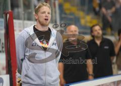 Inline Hockey-WM in Ingolstadt - Deutschland - Slowakei - Die Nationalhymne