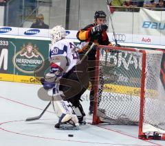 Inline Hockey-WM in Ingolstadt - Deutschland - Slowakei - Tor durch Vitalij Aab