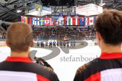 Inline Hockey WM 2012 Deutschland - Slowenien - Nationalhymne - Foto: Jürgen Meyer