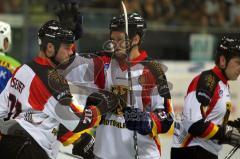 Inline Hockey WM 2012 Deutschland - Slowenien - Seifert Patrick beim Torjubel - Foto: Jürgen Meyer