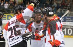 Inline Hockey-WM in Ingolstadt - Deutschland - Finnland 7:1 -Torjubel