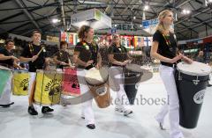 Inline Hockey-WM in Ingolstadt - Eröffnungsspiel - Deutschland gegen Slowenien 7:5 - Die Trommler DRUM4FUN