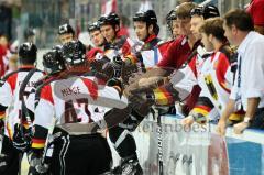 Inline Hockey WM 2012 Deutschland-Canada - jubel - Foto: Jürgen Meyer