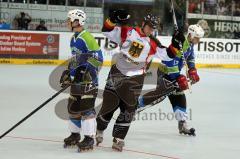 Inline Hockey WM 2012 Deutschland - Slowenien - Seifert Patrick beim Torjubel - Foto: Jürgen Meyer