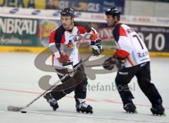 Inline Hockey-WM in Ingolstadt - Deutschland - Finnland 7:1 - Torschütze Patrick Reimer