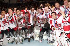 Finale Inline Hockey WM Deutschland-Canada - Canadische Nationalmannschaft - Foto: Jürgen Meyer