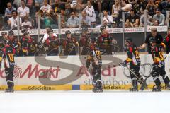 Inline WM - Finale - Deutschland - Kanada - Torjubel an der Bande