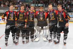 Inline WM - Finale - Deutschland - Kanada - die Augsburger Stefan Ortolf, Patrick Buzas, Steffen Tölzer, Patrick Seifert, Maximilian Merkle, Dennis Berger,