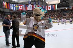 Inline WM - Finale - Deutschland - Kanada - Maskottchen Urmel