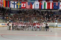 Finale Inline Hockey WM Deutschland-Canada - Canadische Nationalmannschaft - Foto: Jürgen Meyer