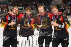 Inline WM - Finale - Deutschland - Kanada - die Augsburger Steffen Tölzer, Patrick Seifert, Maximilian Merkle, Dennis Berger,