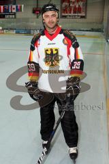 Inlinehockey Vorbereitungsspiel Deutschland gg Neuseeland-Thomas Greilinger Foto: Jürgen Meyer