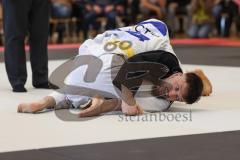 Judo - 2. Bundesliga - Männer - Saison 2024/25 - Judo - ESV Ingolstadt - Rüsselsheim-  - Suleyman Ahmad Ahmadi schwarz ESV  - Miramin Abbaszade weiss Rüsselsheim - Foto: Meyer Jürgen