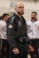 Judo - 2. Bundesliga - Männer - Saison 2024/25 - Judo - ESV Ingolstadt - Rüsselsheim-  - David Kuttalek schwarz ESV  - Luca Grund weiss Rüsselsheim - Foto: Meyer Jürgen