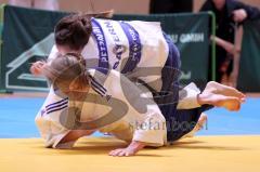 Judo Damen DJK Ingolstadt - PTSV Hof - Hackenberg Anna-Lena (unten DJK Ing) - Foto: Jürgen Meyer