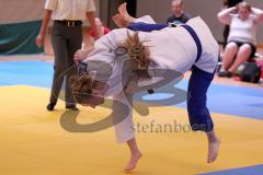 Judo Damen DJK Ingolstadt - PTSV Hof - Barnsteiner Franziska (weiß DJK Ing) - Foto: Jürgen Meyer