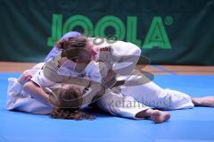 Judo Damen DJK Ingolstadt - PTSV Hof - Kuhlmann Anke (ganz weiß oben DJK Ing) - Foto: Jürgen Meyer