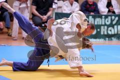 Judo Damen DJK Ingolstadt - PTSV Hof - Kratky Josephine (weiß DJK Ing oben) - Foto: Jürgen Meyer