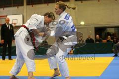 Judo Damen - Bayernliga - DJK Ingolstadt - SV Hirten - rechts Anja Weinzierl (DJK) gegen Anja Moog