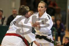 Judo Damen - Bayernliga - DJK Ingolstadt - SV Hirten - rechts Anja Weinzierl (DJK) gegen Anja Moog